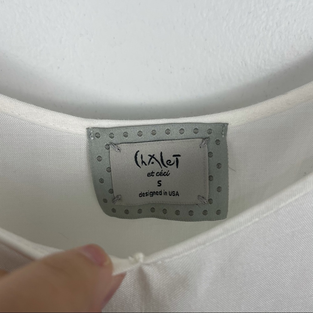 Chalet et ceci White Slip Mini Dress - Picture 4 of 6